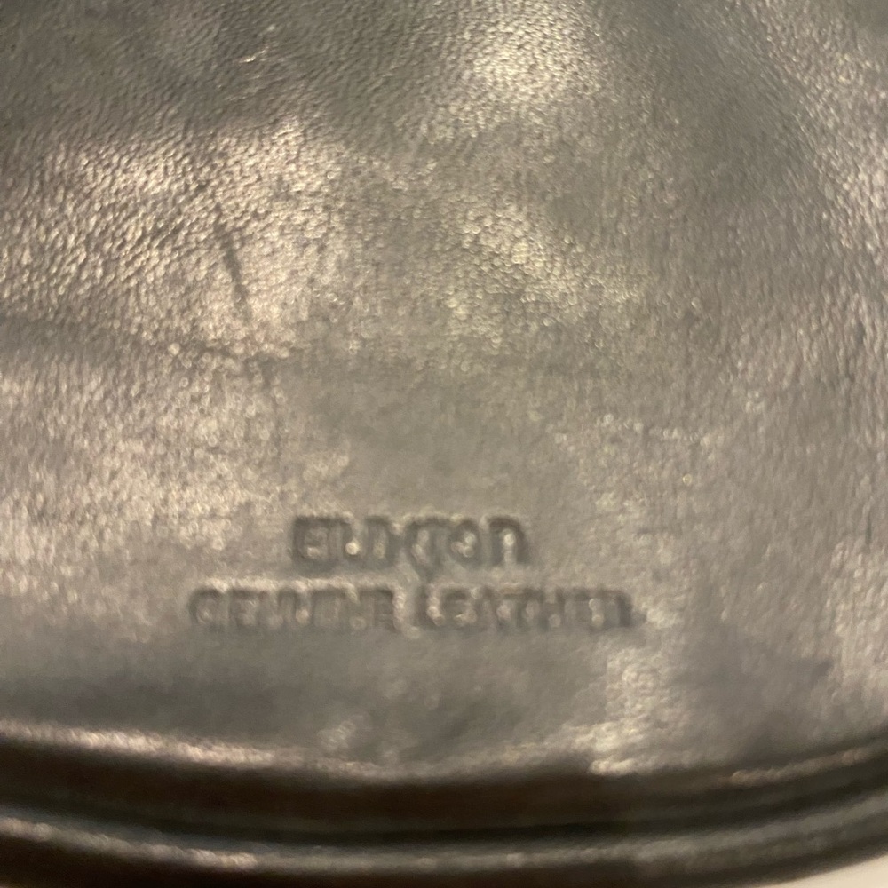 Buxton Black Leather Card Coin Case - Picture 2 of 6